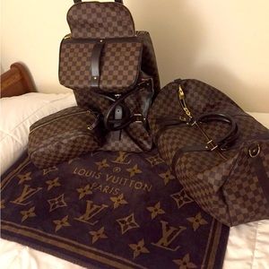 Classic brown, Louis Vuitton, travel duffel bag